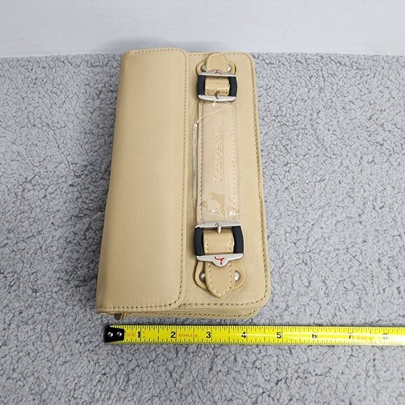 Travelon Tailored Convertible Crossbody Clutch Biege - Picture 12 of 14
